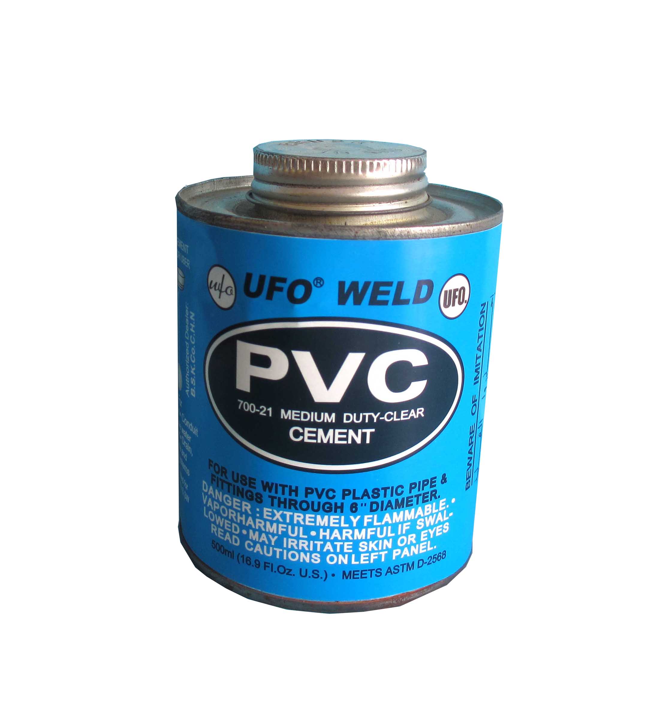 500ml铁罐PVC胶水（蓝标签）